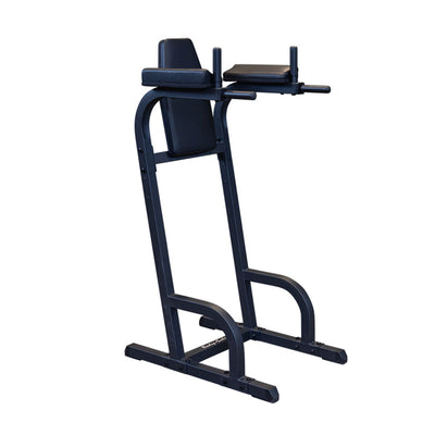 Body Solid Fitness Vertical Knee Raise and Dip Exercise Workout Station, Black - VMInnovations