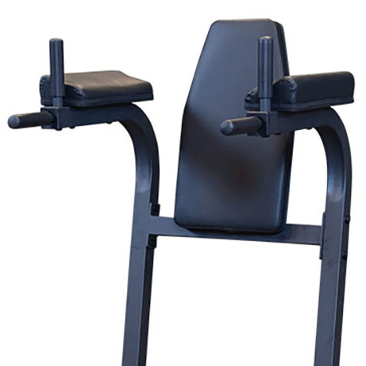 Body Solid Vertical Knee Raise and Dip Exercise Workout Station, Black(Open Box) - VMInnovations