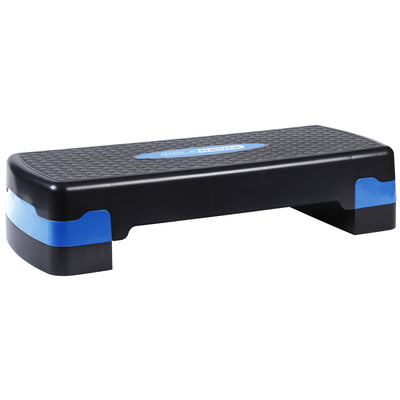 HolaHatha Aerobic Step Platform Exercise Fitness Equipment w/ Adjustable Height - VMInnovations