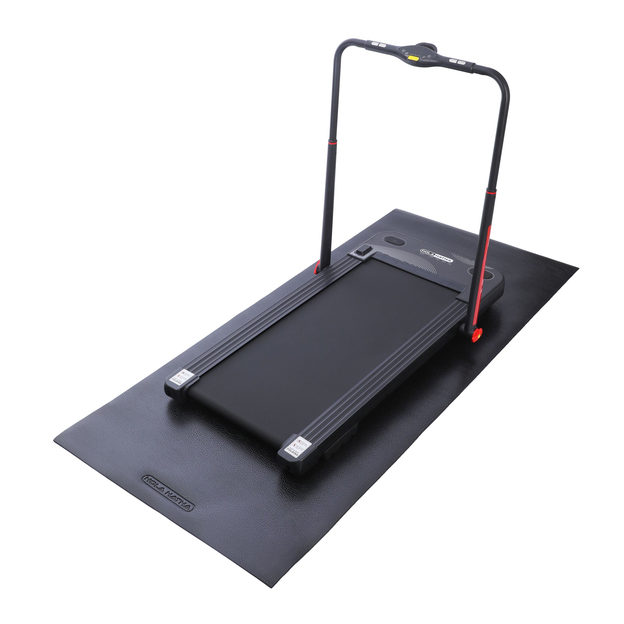 HolaHatha Padded Foam Exercise Mat for Workout Activity, Large, Grey (Used) - VMInnovations