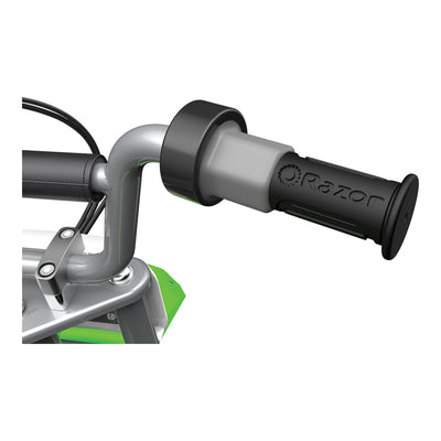 Razor MX400 Dirt Rocket 24V Electric Toy Dirt Bike & Full Face Helmet, Green - VMInnovations