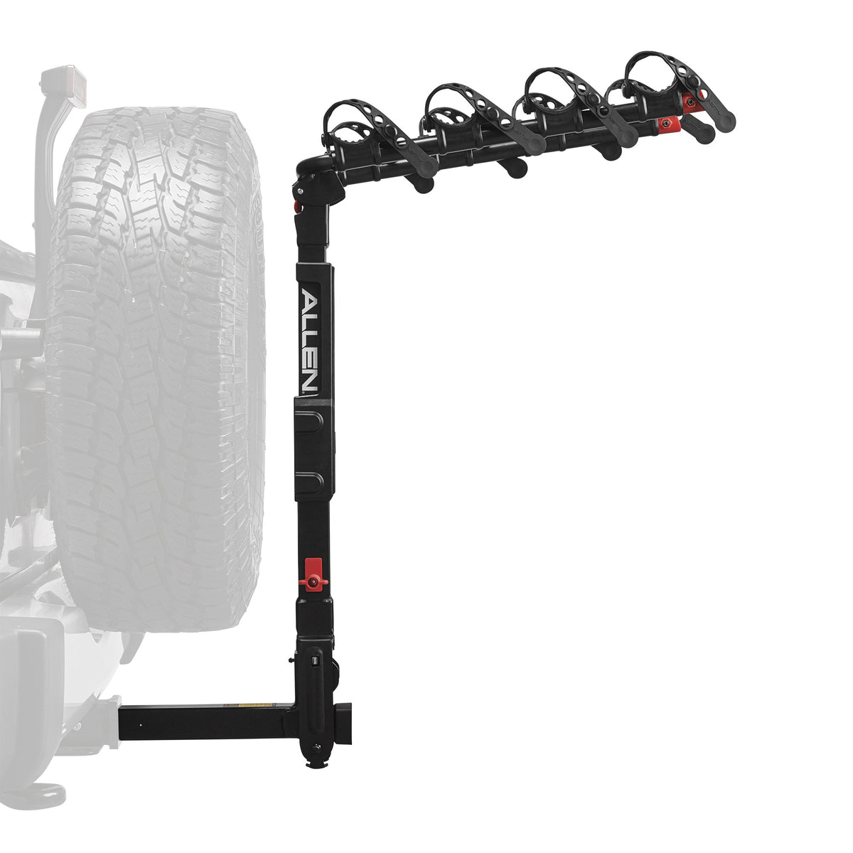 Allen Sports Premier Locking Hitch 4-Bike Rack for Spare Tire Vehicles(Open Box)