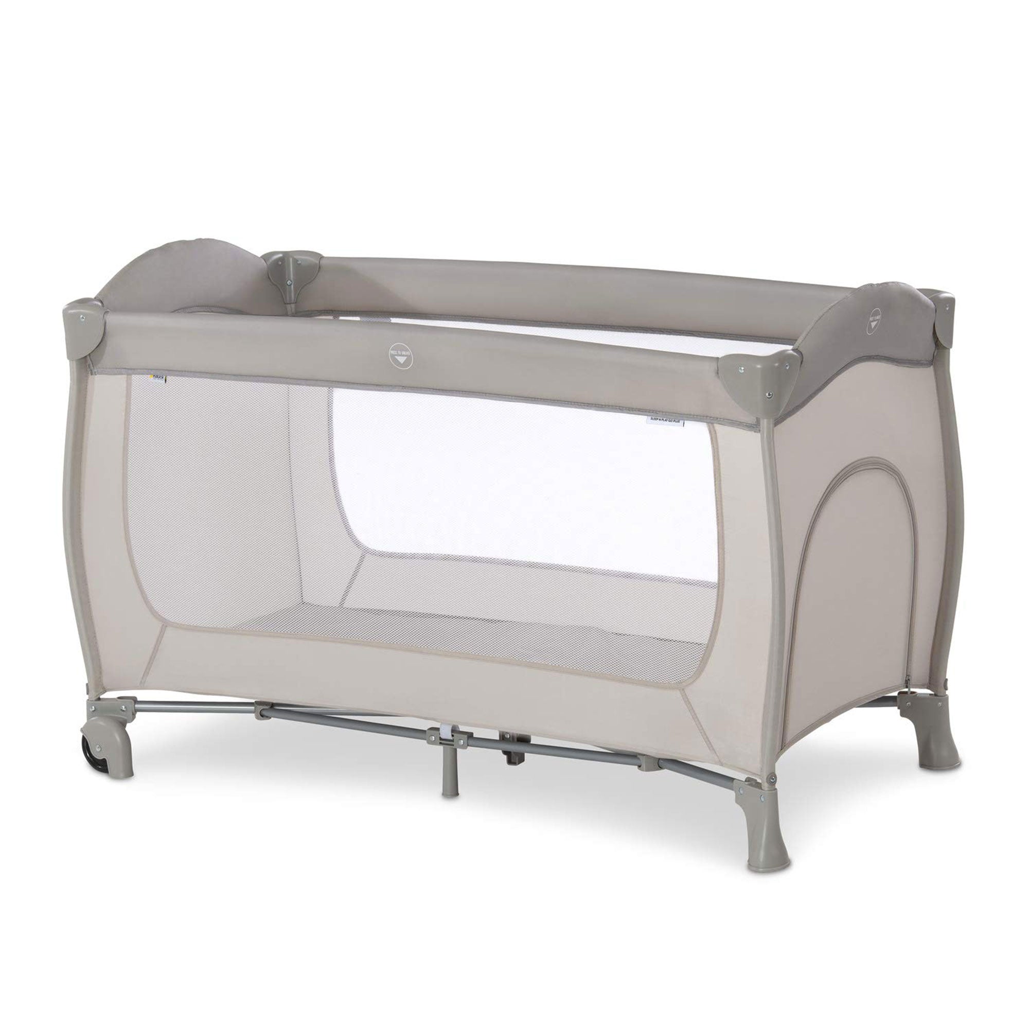 hauck Sleep N Play Go Plus Foldable Playpen with Mattress, Beige (Open Box)