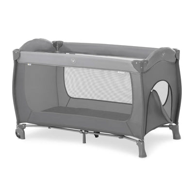 hauck Sleep N Play Foldable Travel Bed & Playpen w/Mattress, Gray (Open Box) - VMInnovations