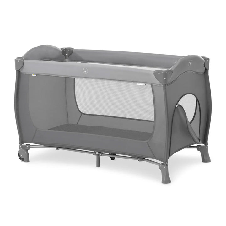hauck Sleep N Play Foldable Travel Bed & Playpen w/Mattress, Gray (Open Box) - VMInnovations