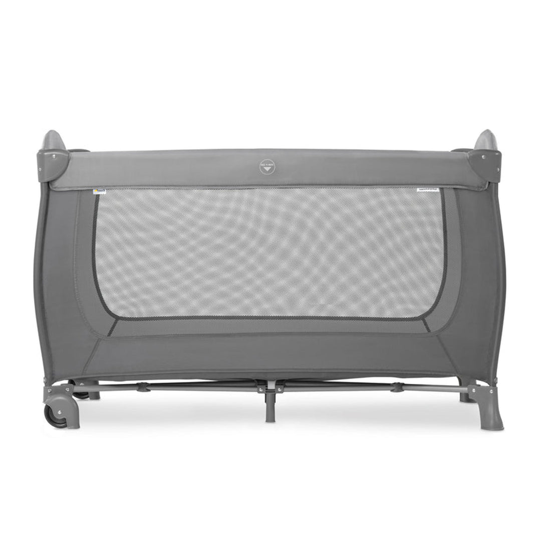 hauck Sleep N Play Go Plus Foldable Travel Bed and Playpen with Mattress, Gray