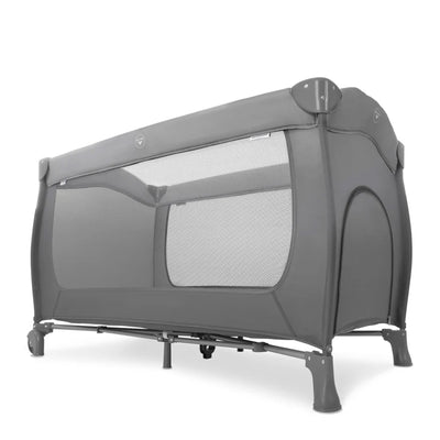 hauck Sleep N Play Go Plus Foldable Travel Bed and Playpen with Mattress, Gray - VMInnovations