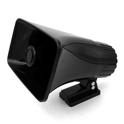 Pyle 8" Portable PA Horn Speaker for Indoor/Outdoor Use, 65W Peak Power, Black