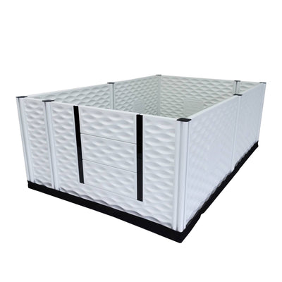EZwhelp EZclassic 48" x 48" Dog Whelping Box Tall Playpen with Rails, Black - VMInnovations