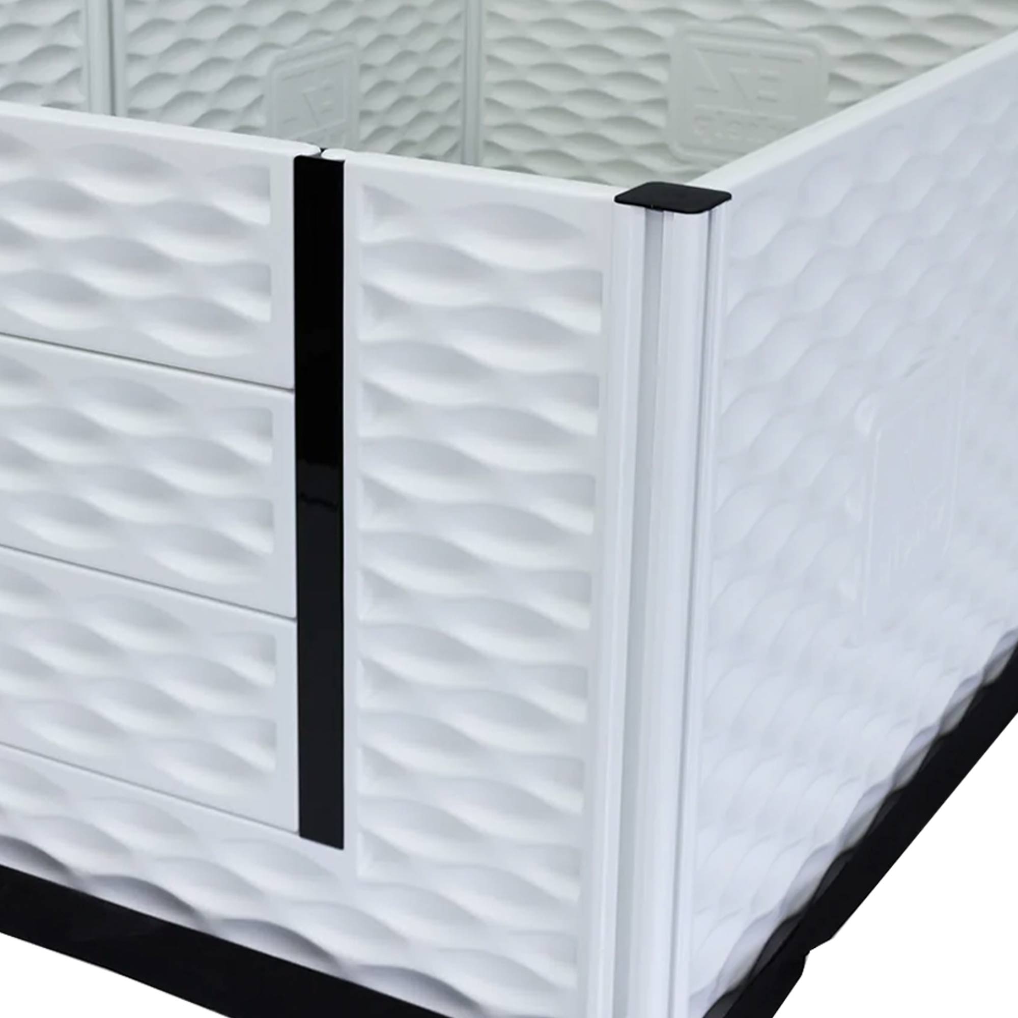 EZwhelp EZclassic 48" x 48" Dog Whelping Box Tall Playpen with Rails, Black - VMInnovations