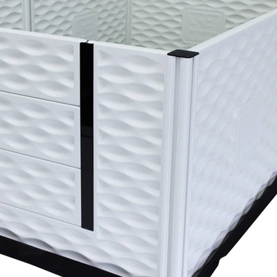 EZwhelp EZclassic 48" x 48" Dog Whelping Box Tall Playpen with Rails, Black - VMInnovations