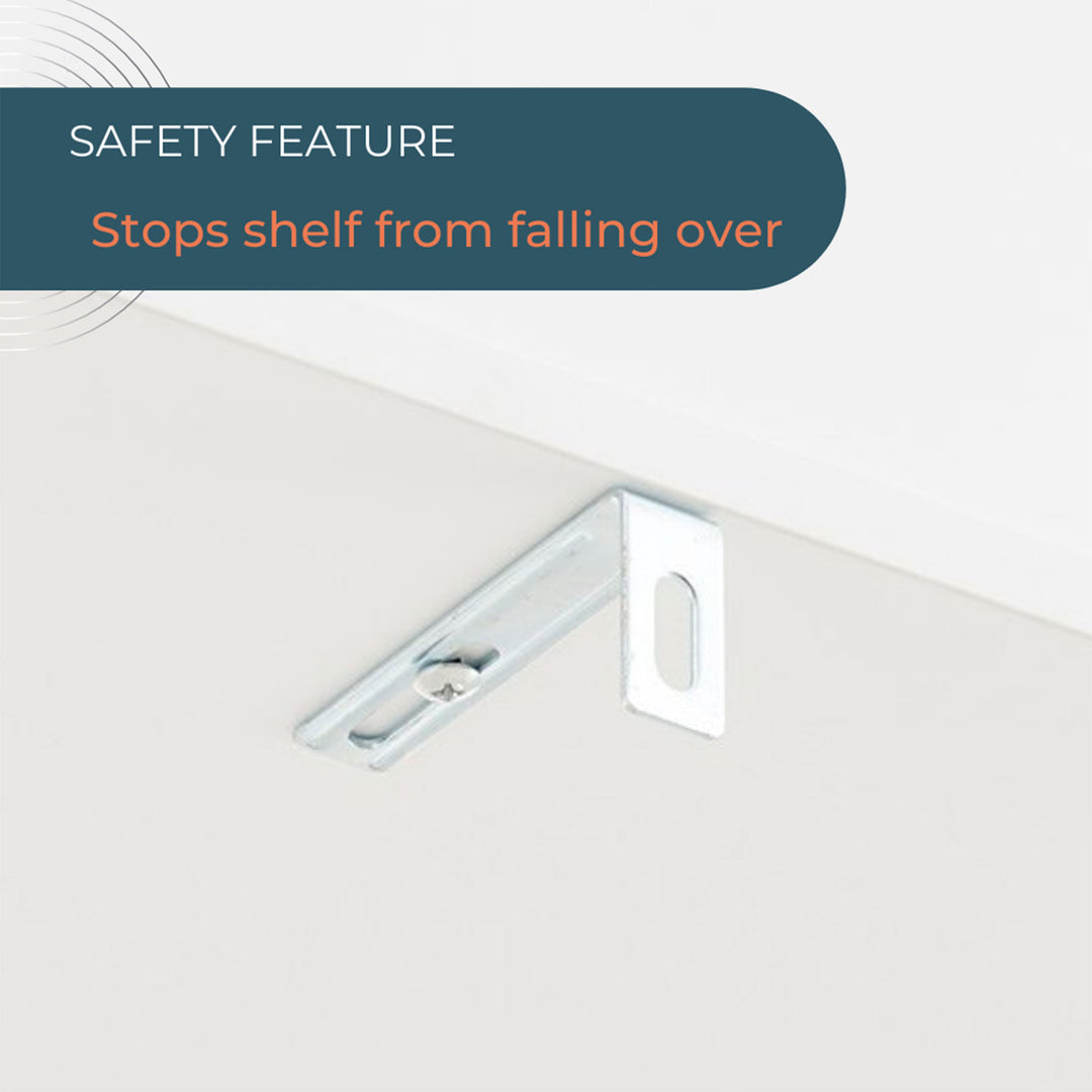 Sturdis Toy Storage w/Cabinet, Bookshelf & 8 Toy Bins, White (For Parts)