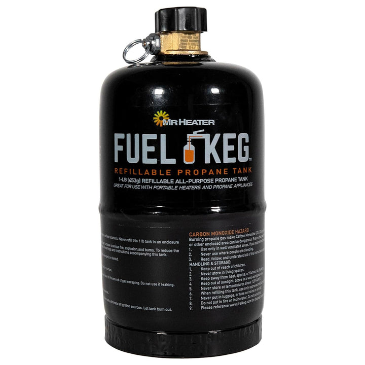 Mr. Heater Fuel Kegs 16oz Refillable All Purpose Propane Cylinder (Open Box)