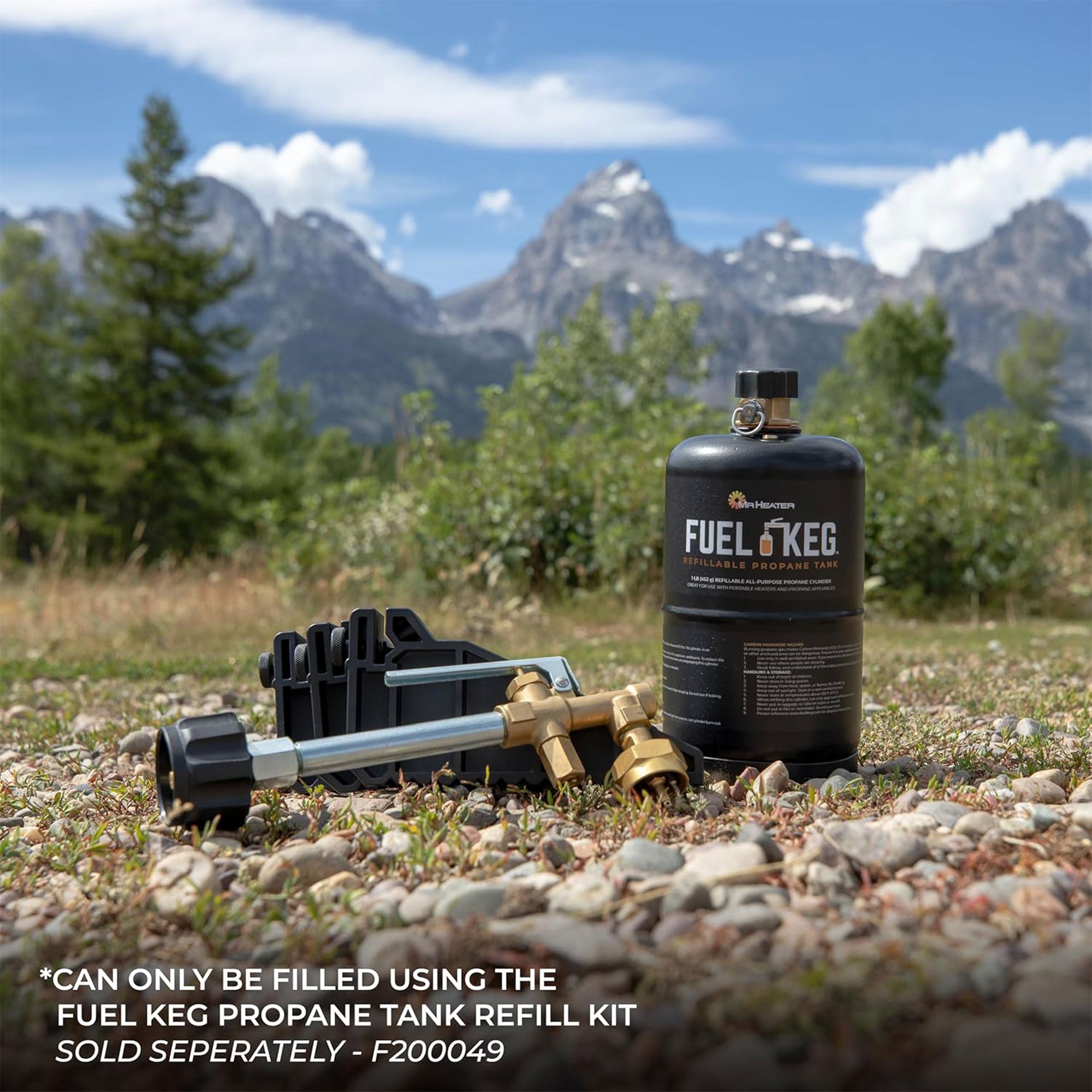 Mr. Heater Fuel Kegs 16oz Refillable All Purpose Propane Cylinder (Open Box) - VMInnovations