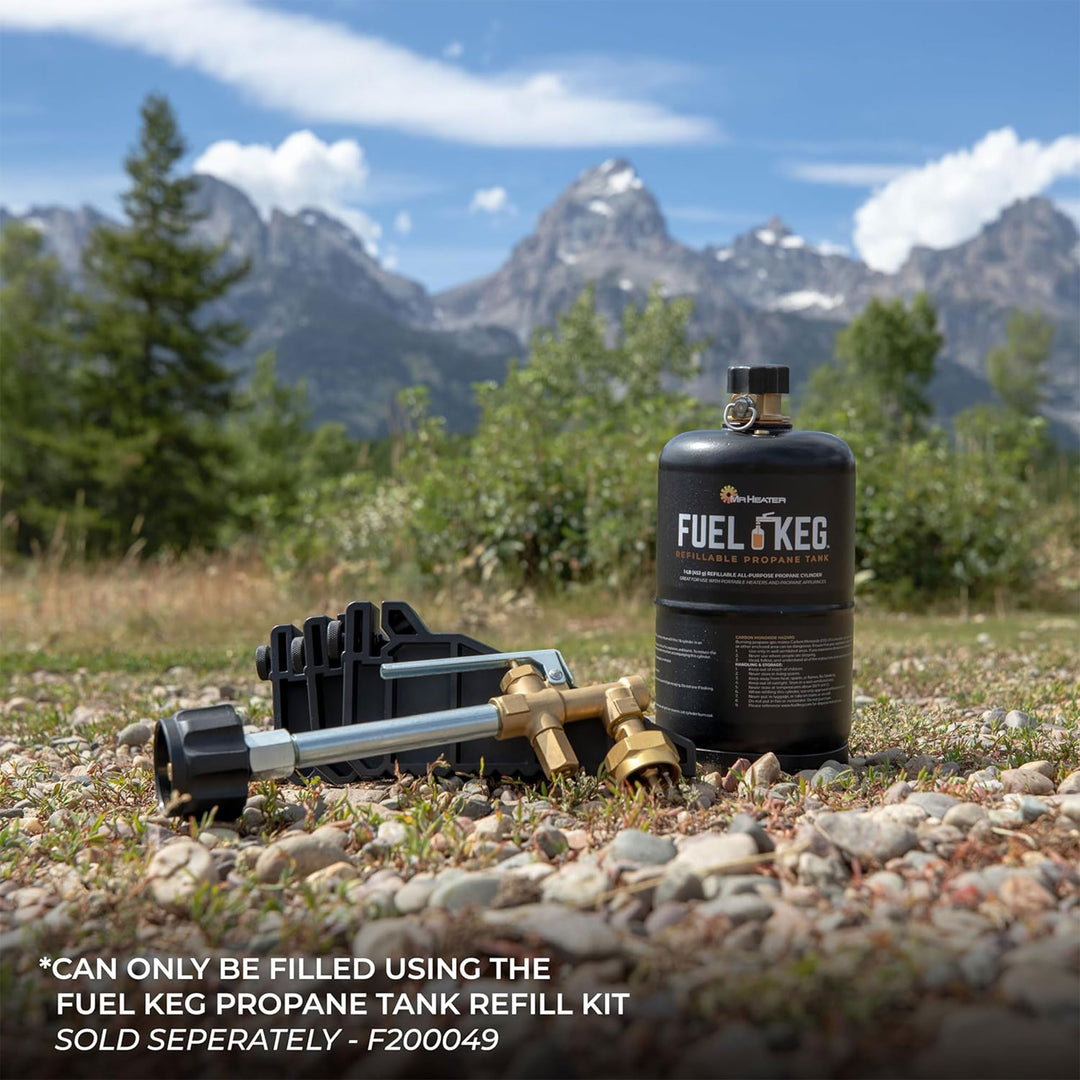 Mr. Heater Fuel Kegs 16oz Refillable All Purpose Propane Cylinder (Open Box)
