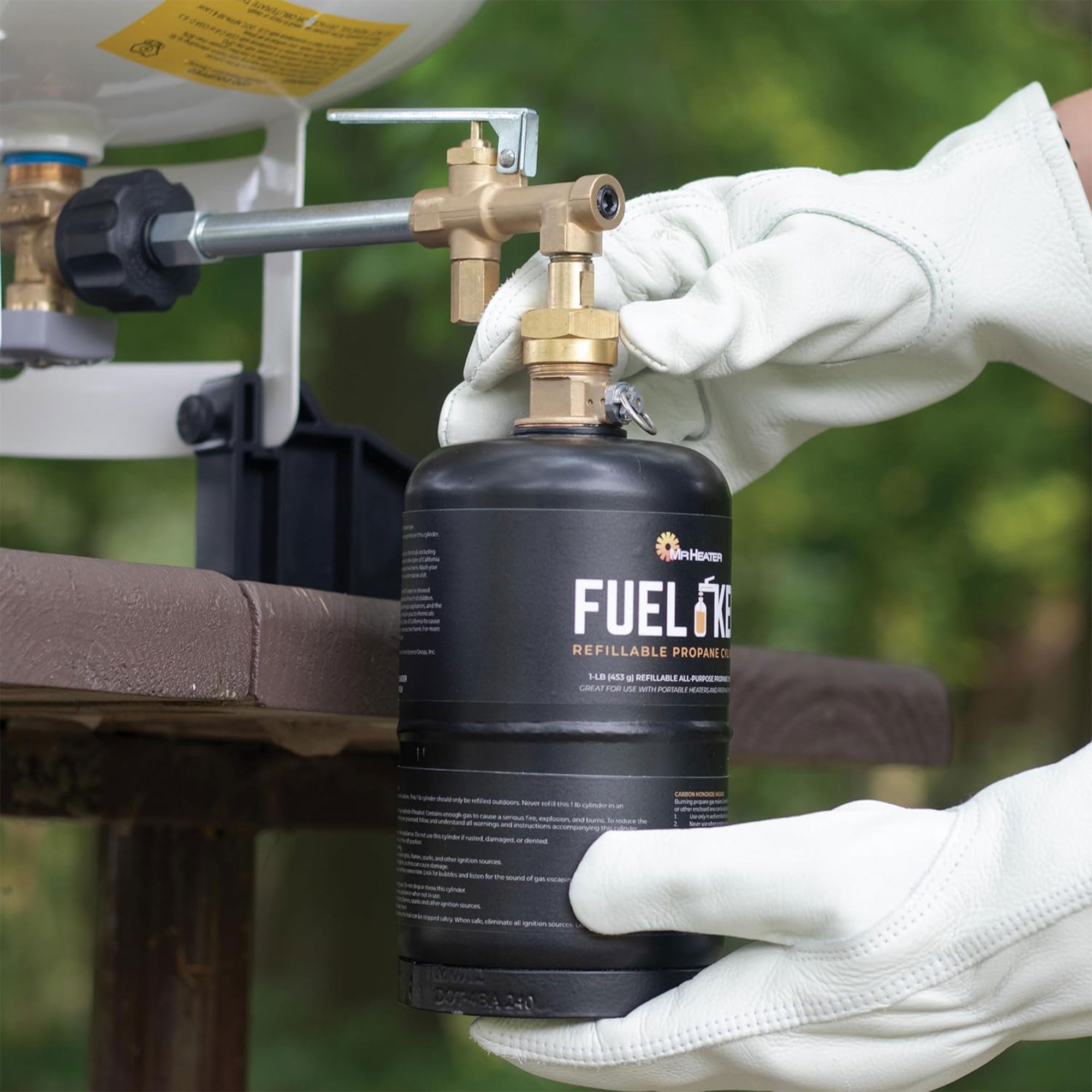 Mr. Heater Fuel Kegs 16oz Refillable All Purpose Propane Cylinder (Open Box) - VMInnovations