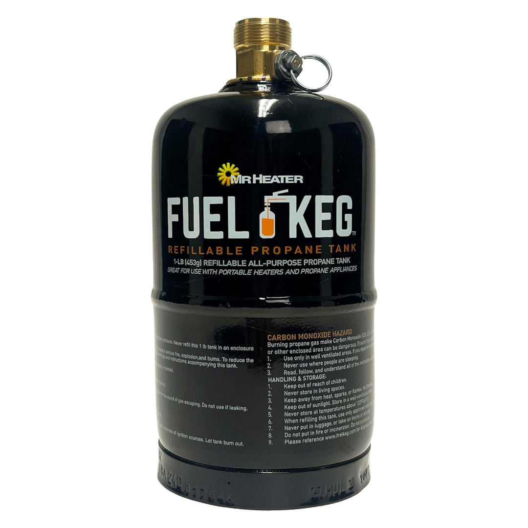 Mr. Heater Fuel Kegs 16oz Refillable All Purpose Propane Cylinder (Open Box)