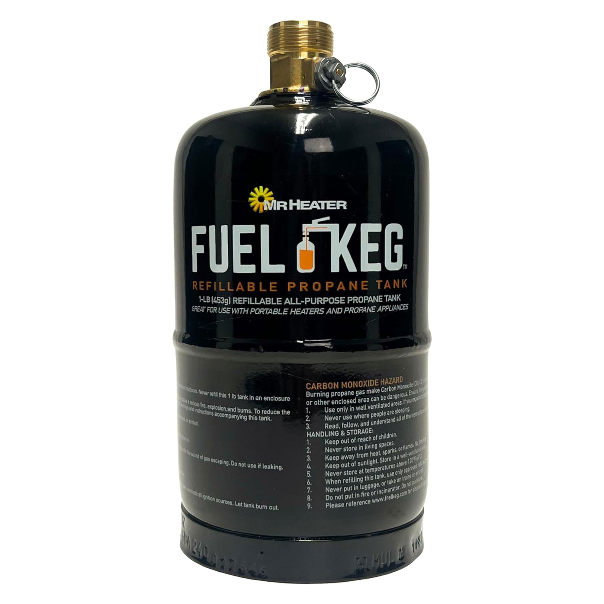 Mr. Heater Fuel Kegs 16oz Refillable All Purpose Propane Cylinder (Open Box) - VMInnovations