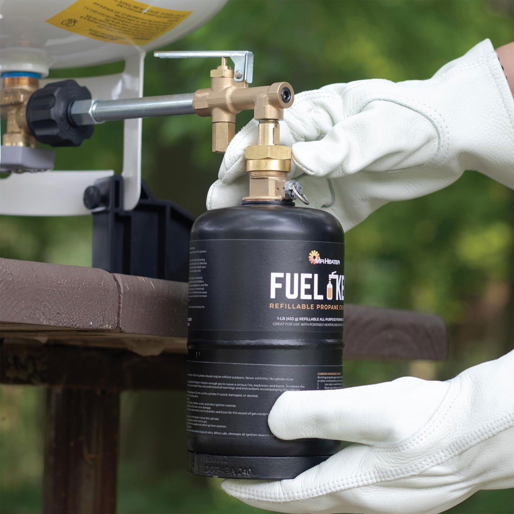 Mr. Heater Refillable Propane Tank Kit for Fuel Keg Refillable Propane Cylinder - VMInnovations