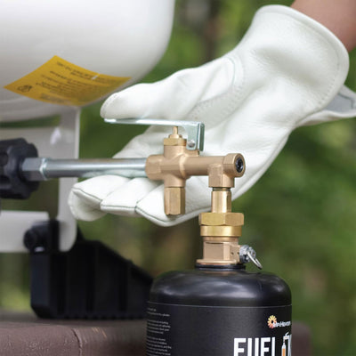 Mr. Heater Refillable Propane Tank Kit for Fuel Keg Refillable Propane Cylinder - VMInnovations
