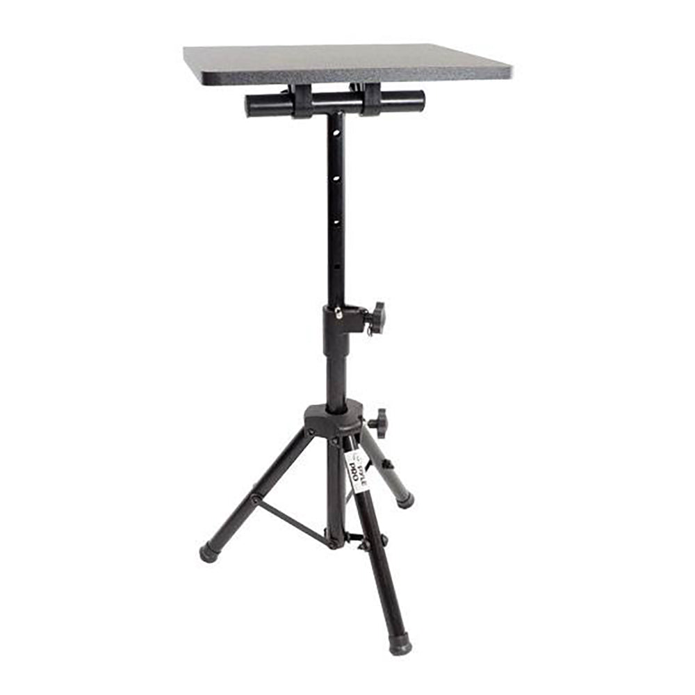 Pyle Pro Adjustable Tripod DJ Laptop Tray Stand for Notebook Computer (Open Box)