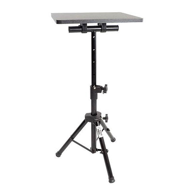 Pyle Pro Adjustable Tripod DJ Laptop Tray Stand for Notebook Computer (Open Box)