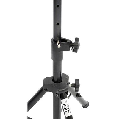 Pyle PLPTS2 Pro Adjustable Tripod DJ Laptop Tray Stand for Notebook Computer