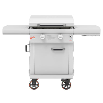 LoCo Cookers 2-Burner Digital Series II Propane SmartTemp Flat Top Grill, 26"