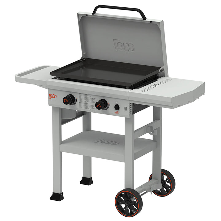 Loco Cookers 2-Burner SmartTemp Griddle Flat Top Propane Gas Grill,26"(Open Box) - VMInnovations