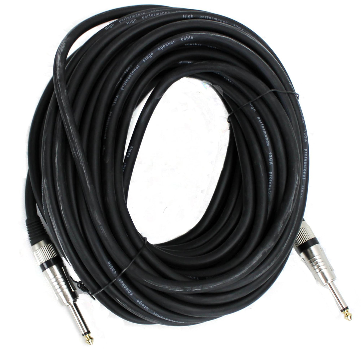 NEW PYLE PRO PPJJ50 50-Foot 12 Gauge Professional Speaker Cable 1/4'' to 1/4''