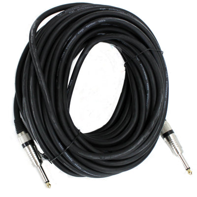 NEW PYLE PRO PPJJ50 50-Foot 12 Gauge Professional Speaker Cable 1/4'' to 1/4''