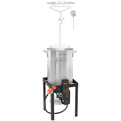 Loco Cookers 30qt Propane Manual Ignition Aluminum Cylinder Turkey Fryer (Used) - VMInnovations