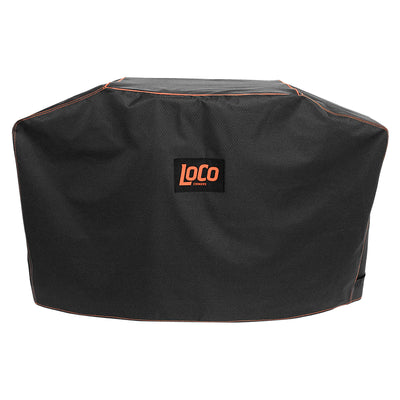 Loco Cookers 26" Universal Grill Cover w/SmartTemp, Zipper, & Cart, Black (Used)