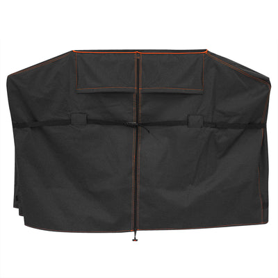 Loco Cookers 26 In Universal Grill Cover with Zipper, and Cart, Black (Open Box)