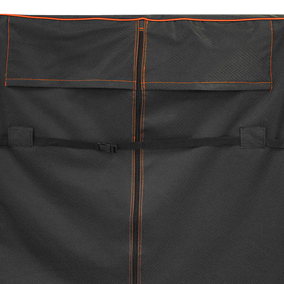 Loco 36" Universal Grill Cover w/SmartTemp, Zipper, & Cart, Black (Open Box) - VMInnovations