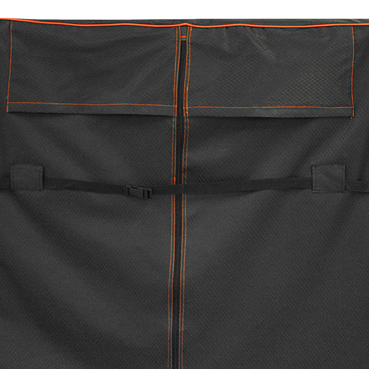 Loco 36" Universal Grill Cover w/SmartTemp, Zipper, & Cart, Black (Open Box) - VMInnovations