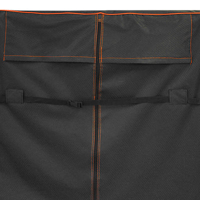 Loco 36" Universal Grill Cover w/SmartTemp, Zipper, & Cart, Black (Open Box) - VMInnovations