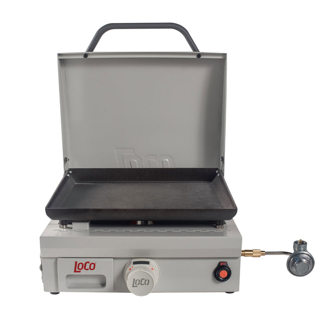 Loco Cookers 1 Burner Portable Tabletop Digital Propane 16" Flat Top (Open Box)