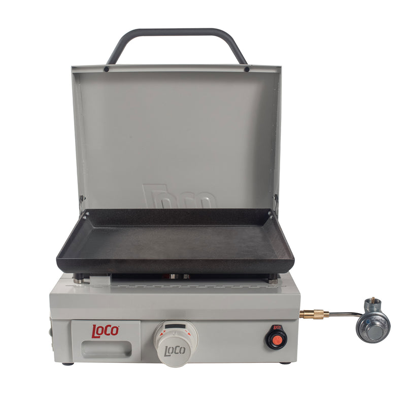 Loco Cookers 1 Burner Portable Tabletop Digital Propane SmartTemp 16" Flat Top