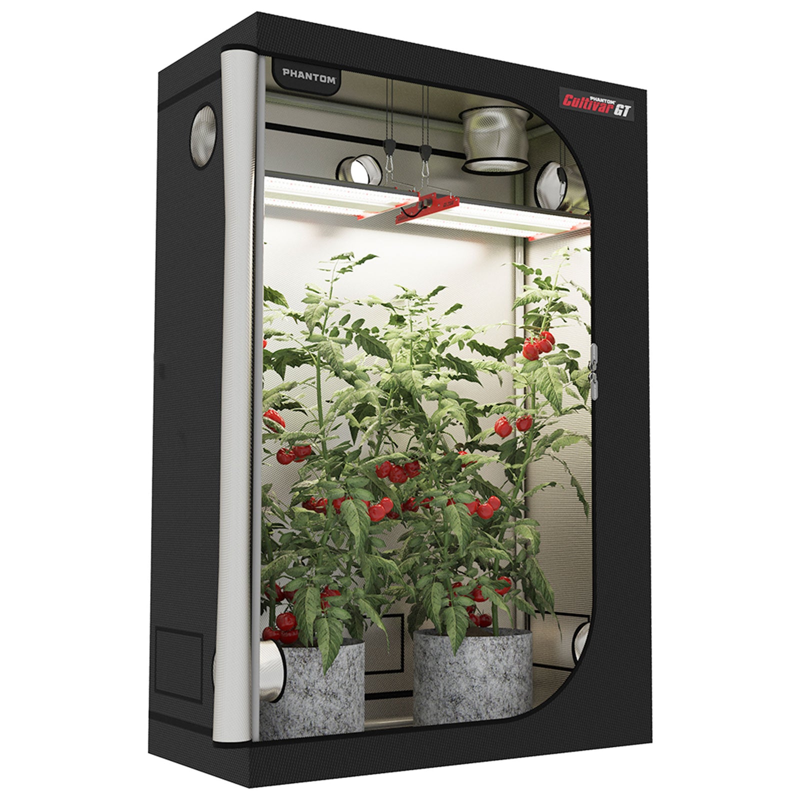 PHANTOM Cultivar GT24 2 x 4’ All Steel Design Grow Tent with 200 Pound Capacity - VMInnovations