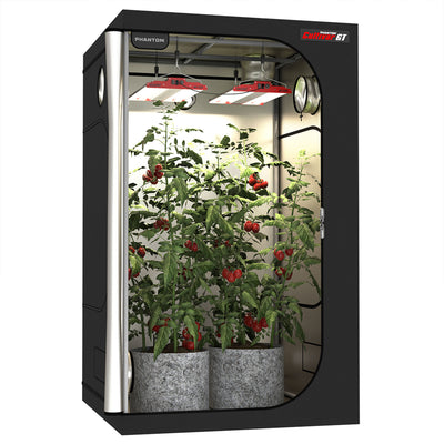 PHANTOM Cultivar GT44 4 x 4’ All Steel Design Grow Tent with 200 Pound Capacity - VMInnovations