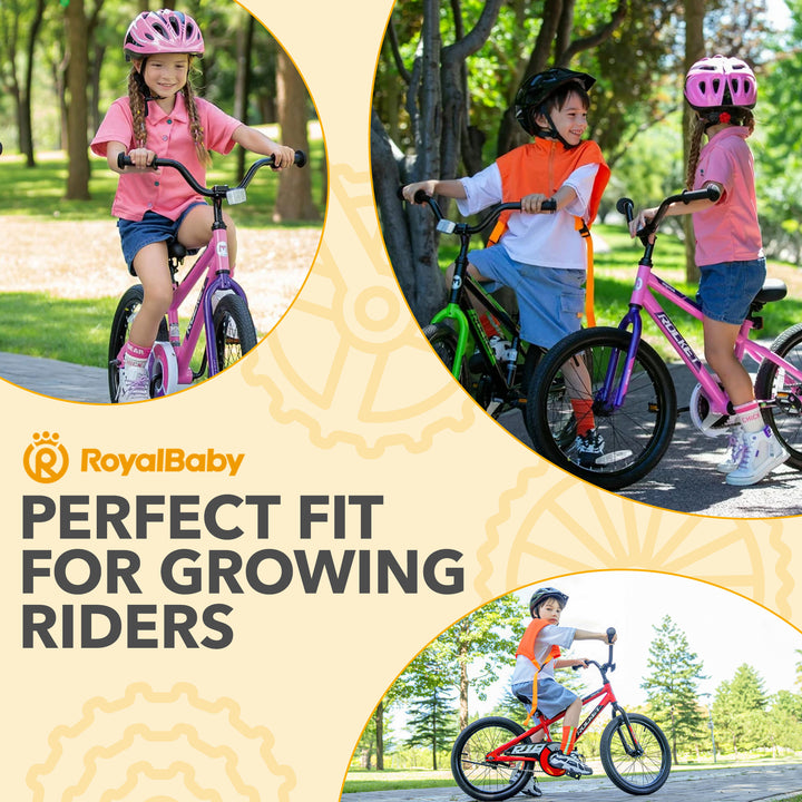 RoyalBaby Rocket Outdoor Children's Sport Bike w/Kickstand, 18", Blue (Open Box)