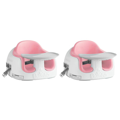 Bumbo Baby Toddler Adjustable 3-in-1 Multi Seat High Chair, Cradle Pink (2 Pack)