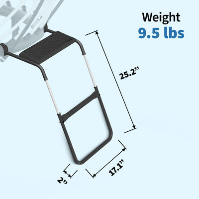 Springfree Trampoline 12' x 19' Trampoline with FlexrStep V2 Ladder Accessory