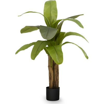 Maia Shop Artificial Banana Tree 4ft Tall Tropical Home Decoration, 47" (Used) - VMInnovations