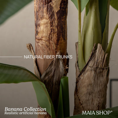 Maia Shop Artificial Banana Tree 4ft Tall Tropical Home Decoration, 47" (Used) - VMInnovations