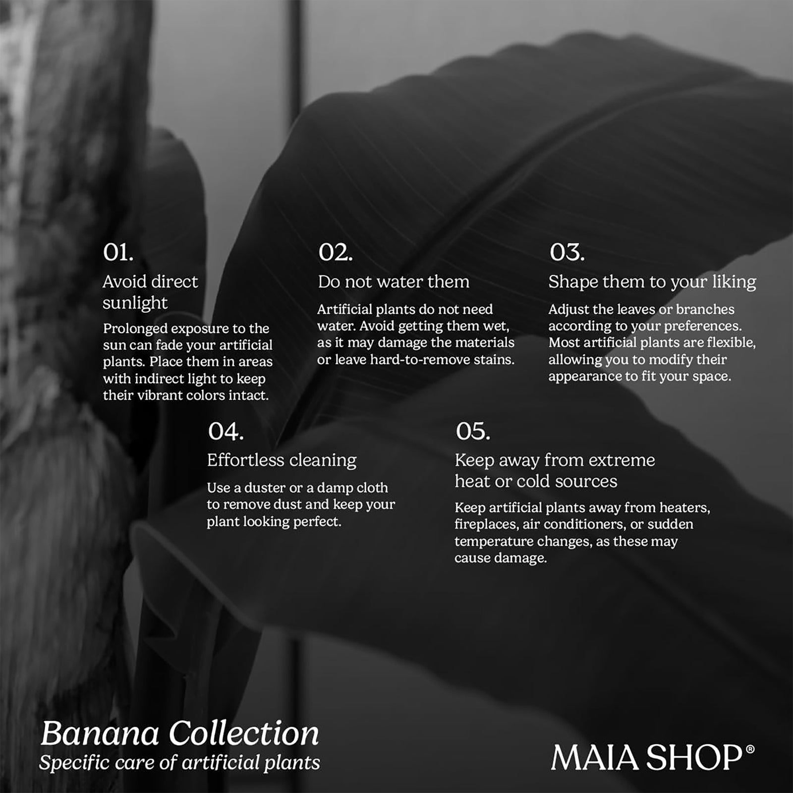 Maia Shop Artificial Banana Tree 5 Feet Tall Tropical Home Decoration, 60 Inches - VMInnovations