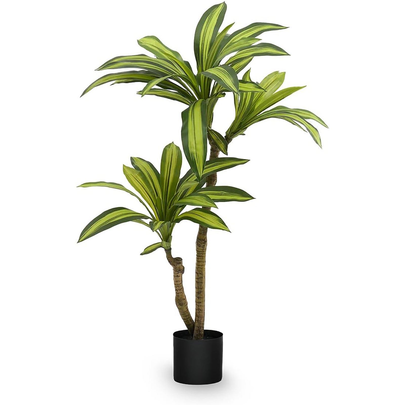 Maia Artificial Dracaena Plant 3.5 Feet Tall Tropical Palm Tree, 41"(Open Box) - VMInnovations