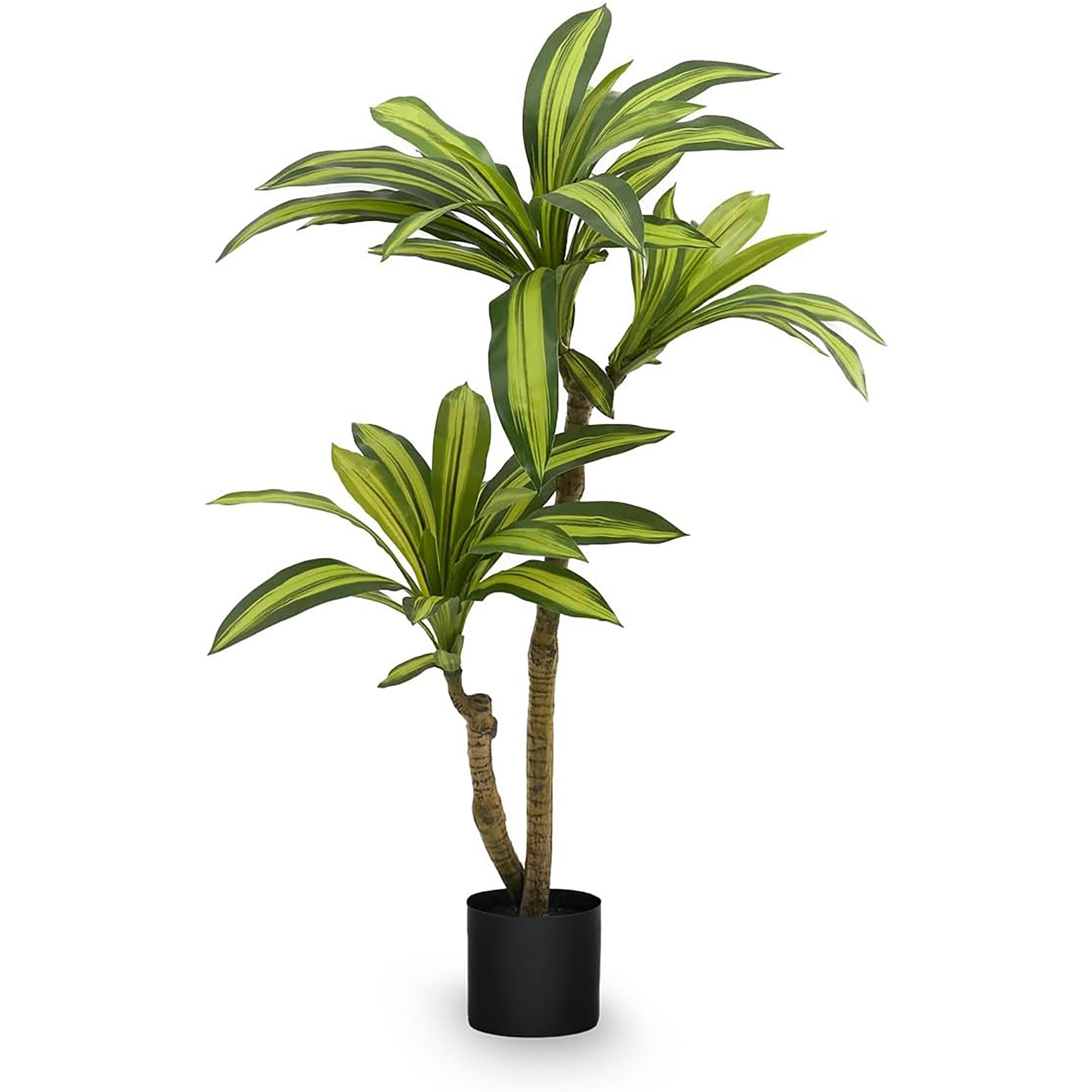 Maia Artificial Dracaena Plant 3.5 Feet Tall Tropical Palm Tree, 41"(Open Box) - VMInnovations
