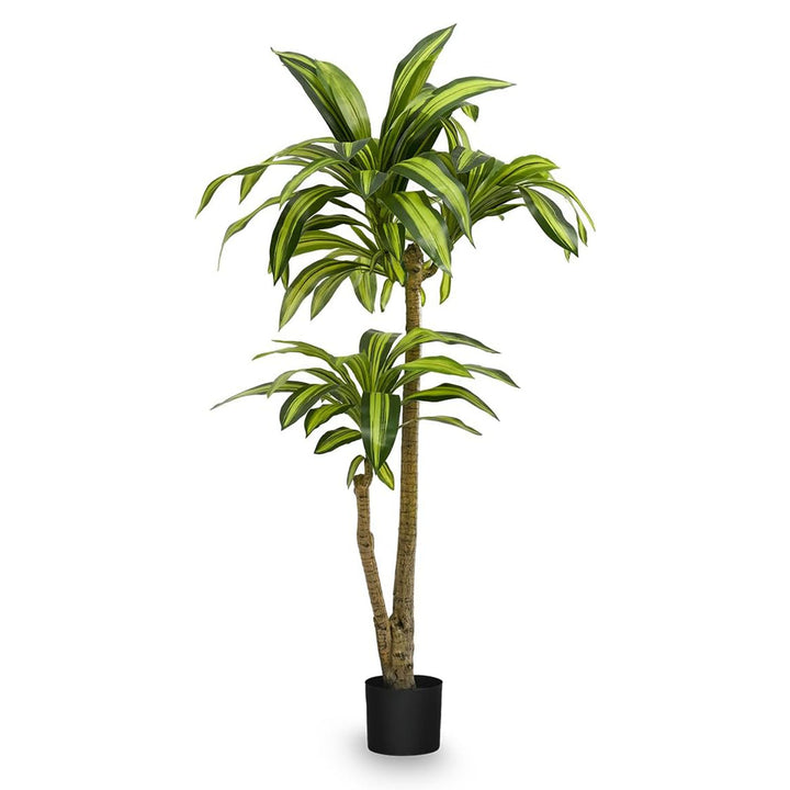 Maia Shop Artificial Dracaena Tree 4'3" Tall Tropical Decoration, 51" (Open Box) - VMInnovations